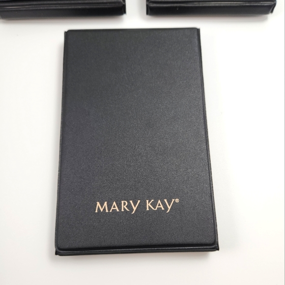 Mary Kay MakeUp Tri Fold Mirror Compact w/ Easel Back Set of 3 - Black and Pink - Picture 4 of 14